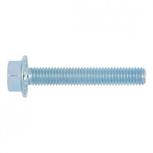 Hexagon Serrated Flange Screw (Fully Threaded) DIN 6921 Steel 8.8 Zinc Plated Cr3