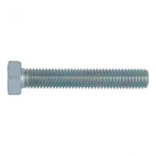 Hexagon Head Set Screw DIN 933 Steel 8.8 Zinc Plated Cr3