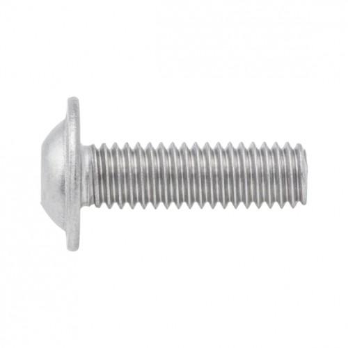Hexagon Socket Button Head Screw with Flange ISO 7380-2 Stainless Steel A2